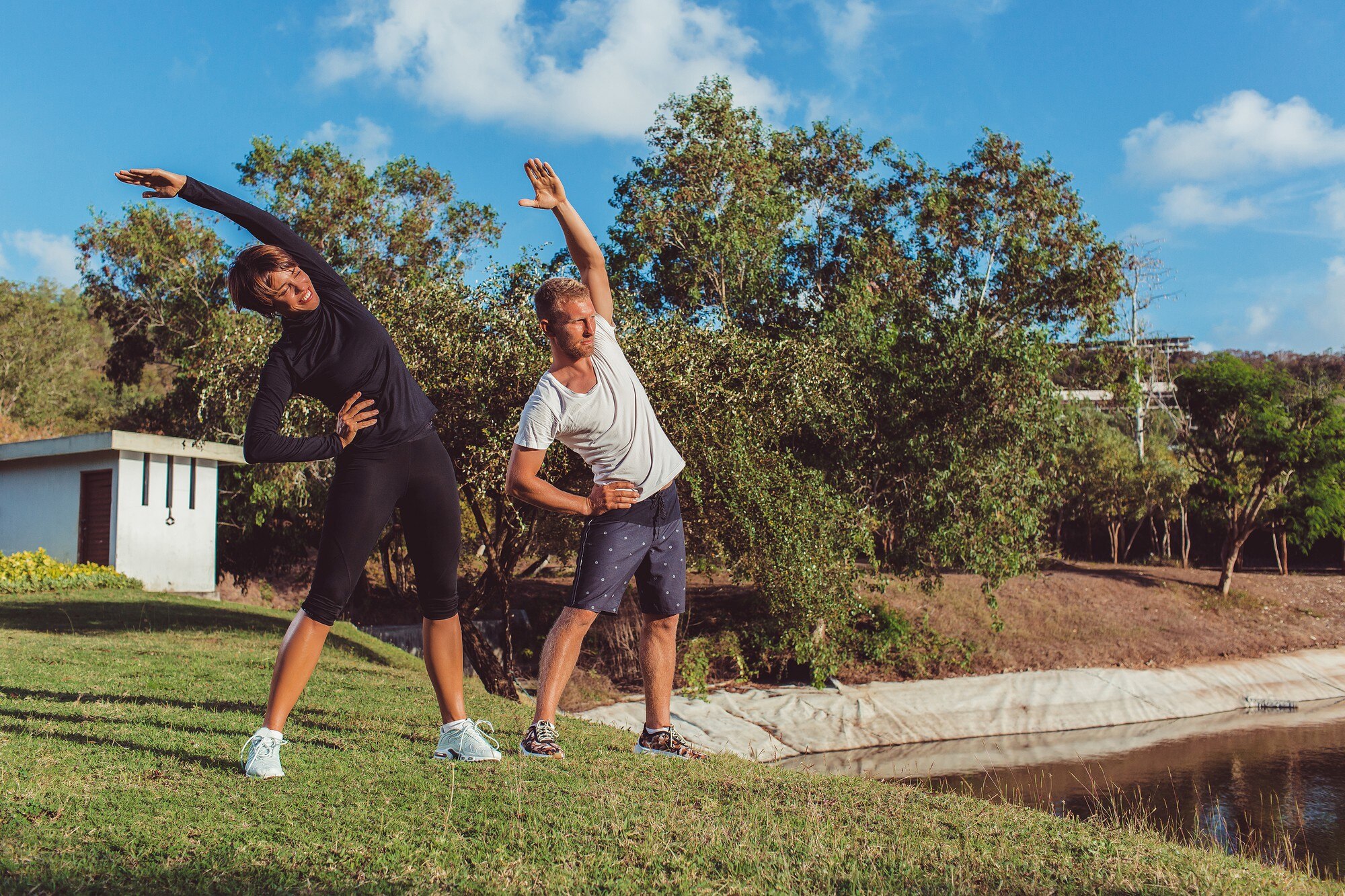 Aktivitas ringan di ruang terbuka